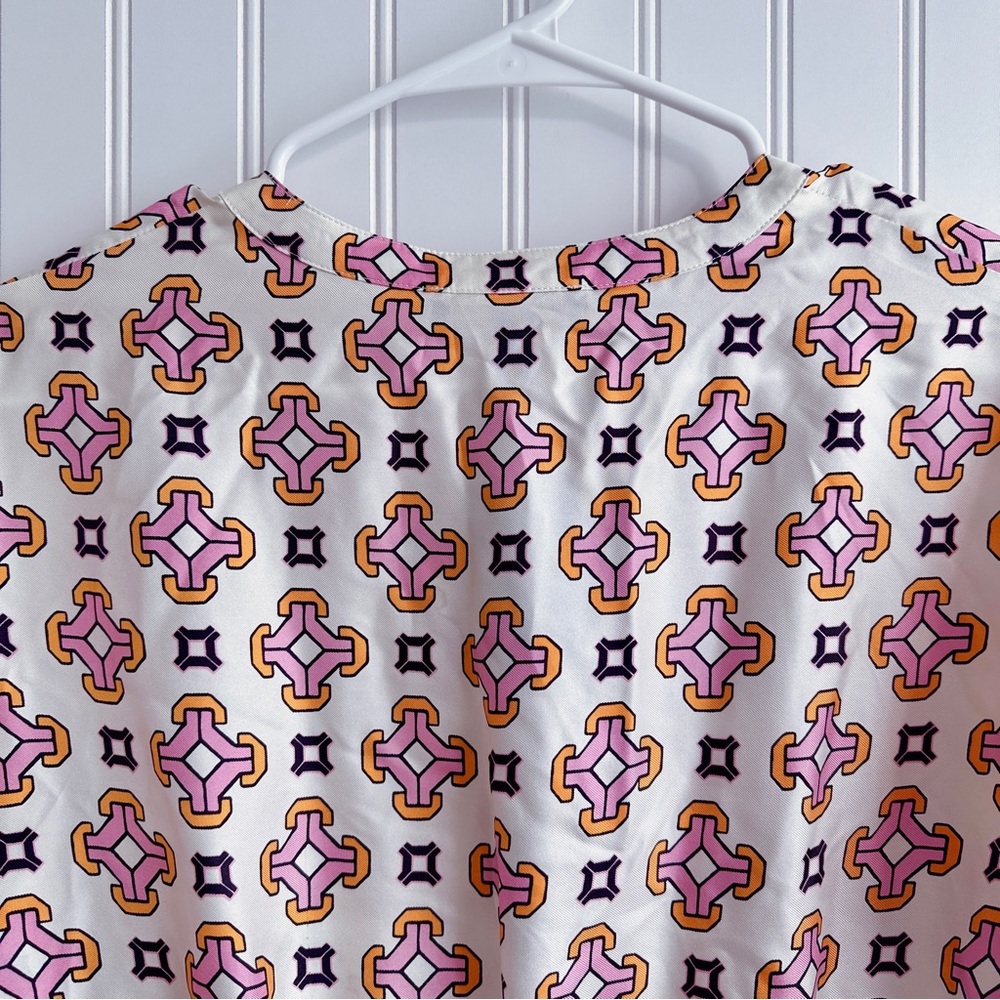 Maje 100% Silk Romea Geometric Printed Mini Dress NWT - Picture 12 of 15